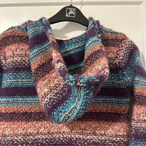 TNA Aritzia Striped Wool Blend Knit Pullover Oversized Sweater Size XS Women’s - Picture 10 of 10